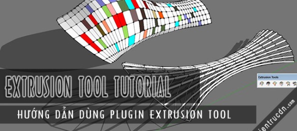 huong dan plugin extrusion tools sketchup
